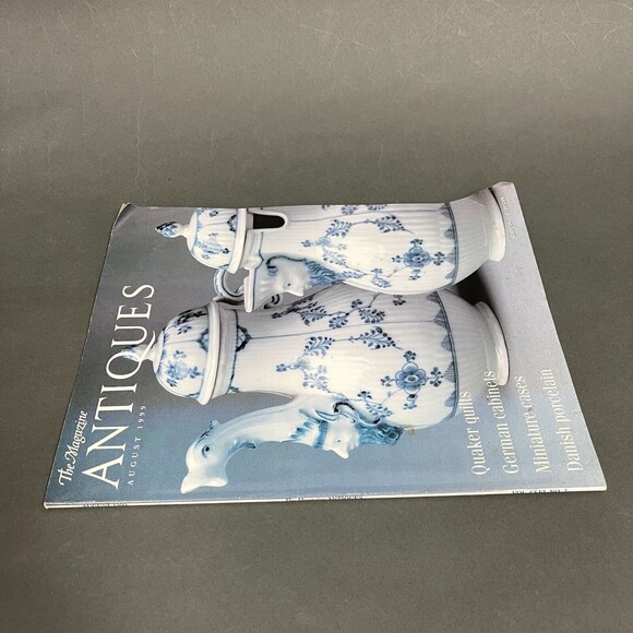 The Magazines Antiques August 1999 Quaker Quilts Miniature Cases Danish Por - Picture 3 of 7